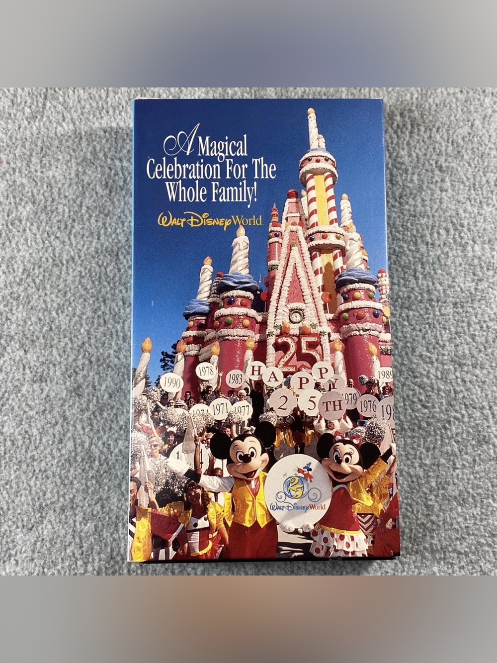 Disney Walt Disney World Vacation Planning Video Box - Blue & White